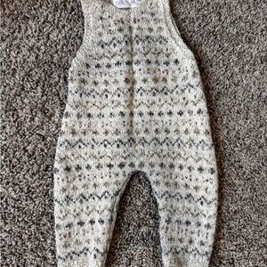 Zara Knit Baby Overalls